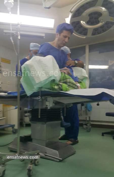 بستری شدن بابک زنجانی در بیمارستان +عکس