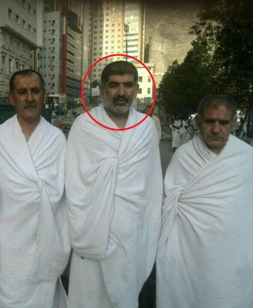 یک زائر ایرانی منا همچنان یک زائر ایرانی منا همچنان