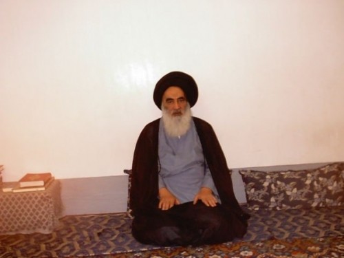 زندگی آیت الله سیستانی در منزل اجاره ای +عکس زندگی آیت الله سیستانی در منزل اجاره ای +عکس