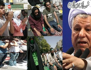 پشتیبانی جانانه هاشمی از رهبر انقلاب؟! پشتیبانی جانانه هاشمی از رهبر انقلاب؟!
