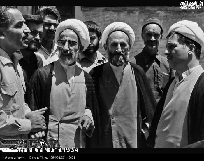 شهید رجایی،آیات خزعلی،جنتی و هاشمی +عکس