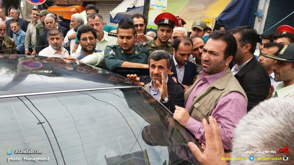 احمدی نژاد در نماز جمعه آستانه اشرفیه +عکس