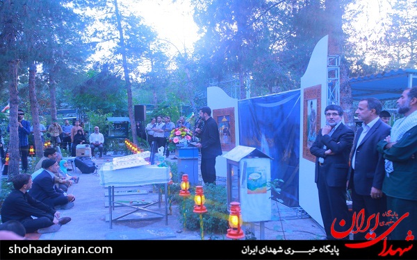 عکس/ جشن تولد شهید مدافع حرم در گلزار شهدا