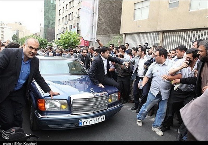 هاشمی در دانشگاه با تدابیر شدید امنیتی+ عکس
