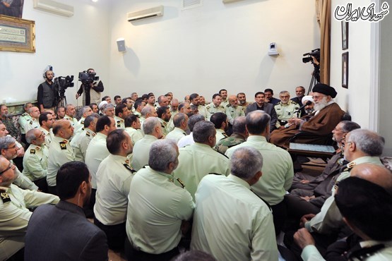 دیدار فرماندهان ناجا با رهبر معظم انقلاب +عکس
