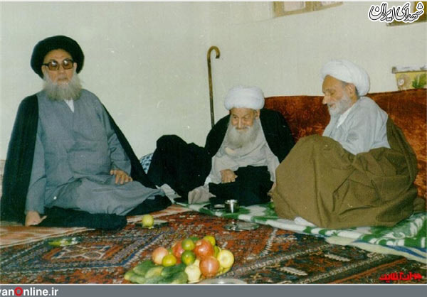مرحوم آیت‌الله العظمی اراکی و بهجت (ره)+عکس