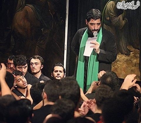 پسر سید حسن در هیات مداح معروف +عکس