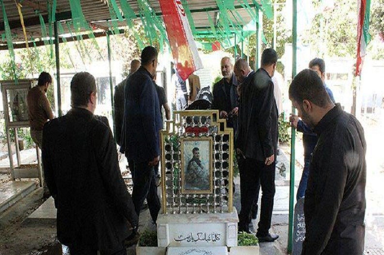 اساتید لبنانی در گلزار شهدای تهران +عکس اساتید لبنانی در گلزار شهدای تهران +عکس