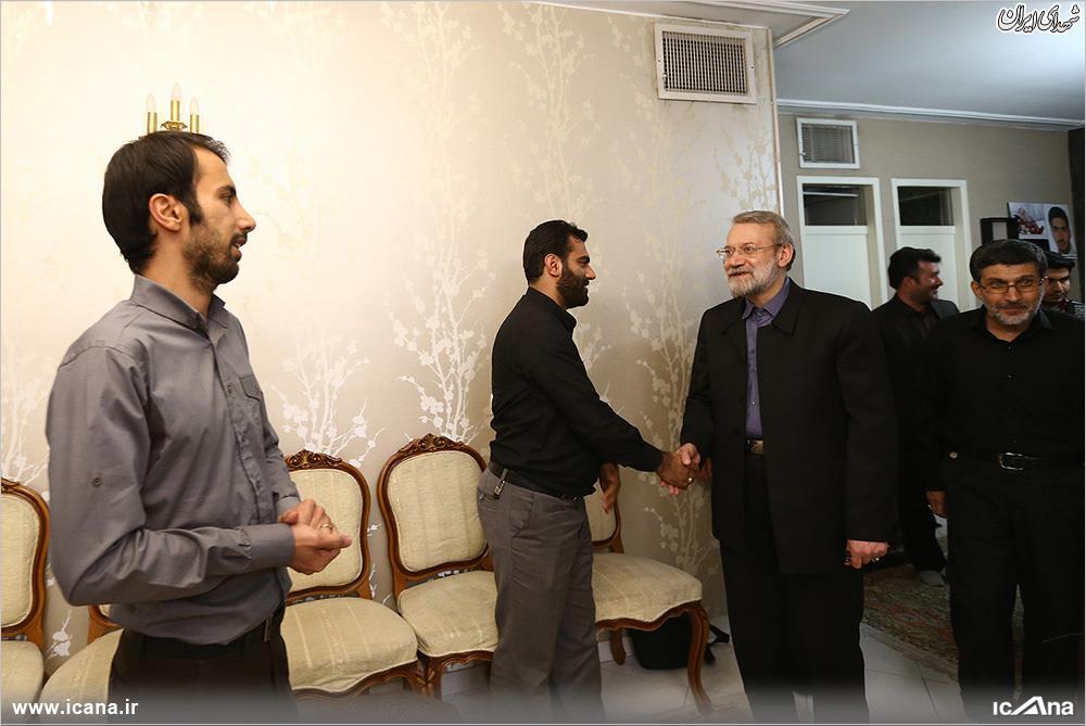 دیدار لاریجانی با خانواده شهید مدافع حرم+تصاویر دیدار لاریجانی با خانواده شهید مدافع حرم+تصاویر