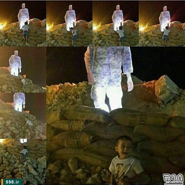 گریه فرزند خردسال شهید گریه فرزند خردسال شهید