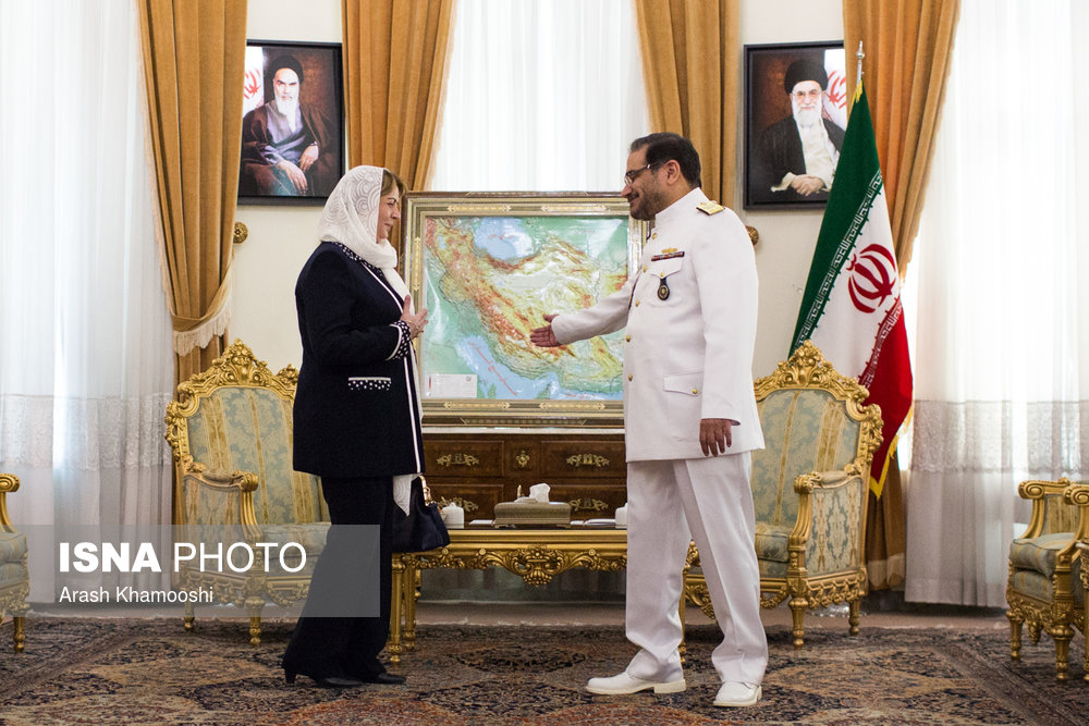 پوشش مقام سوری در دیدار با 