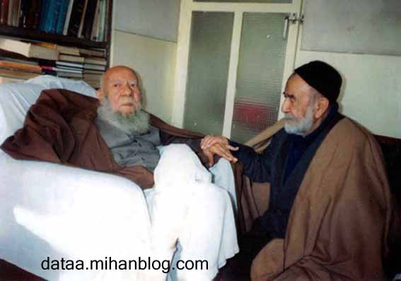مرحوم آیت الله بهاءالدینی و دولابی(ره) +عکس