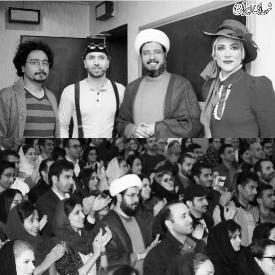 عکس سلفی یک روحانی با بازیگر زن؟!!!+عکس عکس سلفی یک روحانی با بازیگر زن؟!!!+عکس