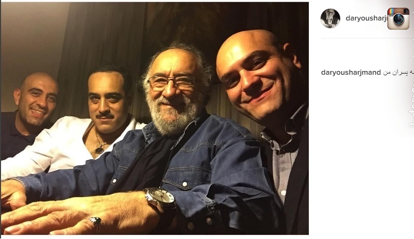 همه پسران داریوش ارجمند در کنار پدر+عکس