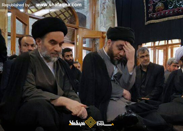 فرزندان آیتالله سیستانی در مجلس ختم+عکس فرزندان آیتالله سیستانی در مجلس ختم+عکس