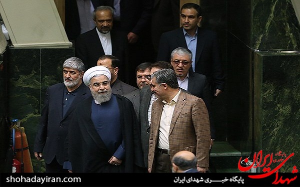 عکس/ جلسه خاص مجلس با حضور روحانی