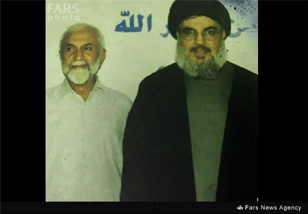 سردار همدانی در کنار سید حسن نصرالله+عکس