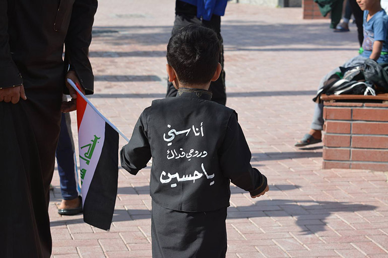 سنی هستم و جانم فدای امام حسین+عکس سنی هستم و جانم فدای امام حسین+عکس