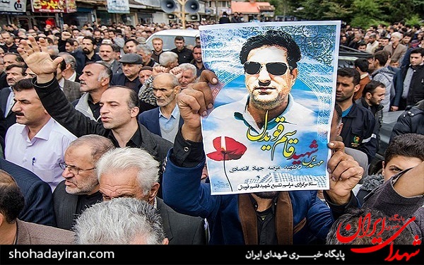 عکس/ تشییع پیکر پاک شهید قاسم قویدل در ماسال
