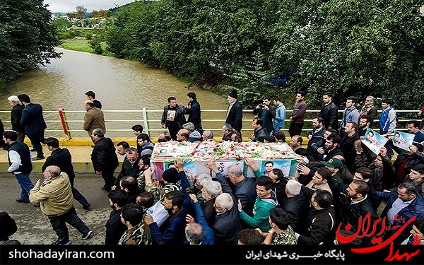 عکس/ تشییع پیکر پاک شهید قاسم قویدل در ماسال