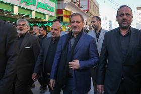 پیاده‌روی جهانگیری در مسیر نجف به کربلا+عکس