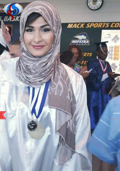 حمله هواداران ترامپ به دانشجوی باحجاب! + عکس