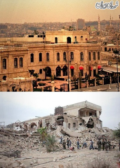 عکس/ قبل و بعد از حلب