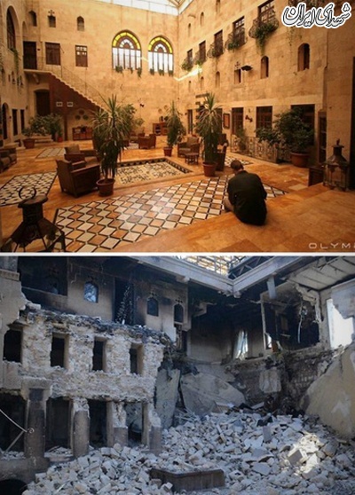 عکس/ قبل و بعد از حلب