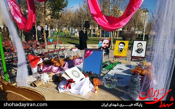 عکس/ پیوند آسمانی در جوار شهدای گمنام شهریار