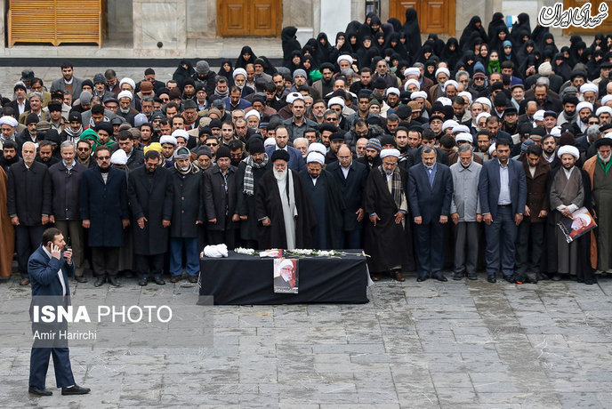 تشییع پیکر آیت الله واعظ خراسانی در مشهد
