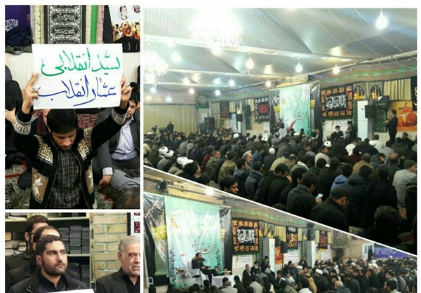 عیار مردمی آیت‌الله علم‌الهدی در مقابل تخریب ها+تصاویر