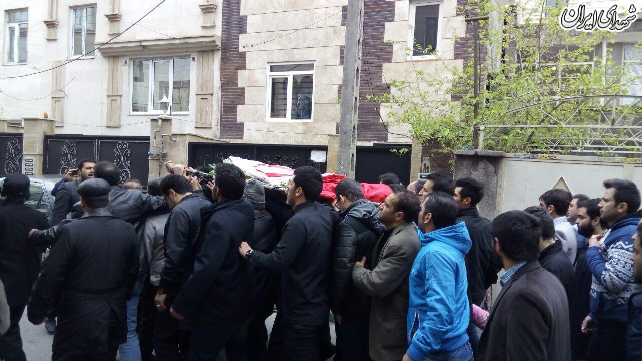 عکس/ تشییع پیکر جانباز کریم نور محمدی