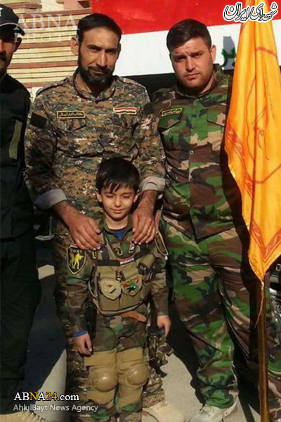 شهادت کوچکترین رزمنده الحشد الشعبی+عکس