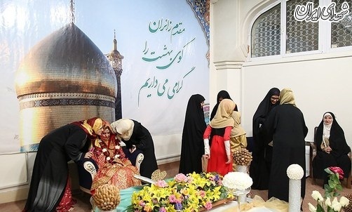 عکس/ ازدواج زوج آمریکایی و هندی تازه مسلمان شده در قم