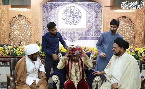 عکس/ ازدواج زوج آمریکایی و هندی تازه مسلمان شده در قم