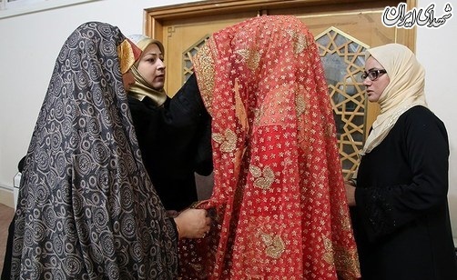 عکس/ ازدواج زوج آمریکایی و هندی تازه مسلمان شده در قم
