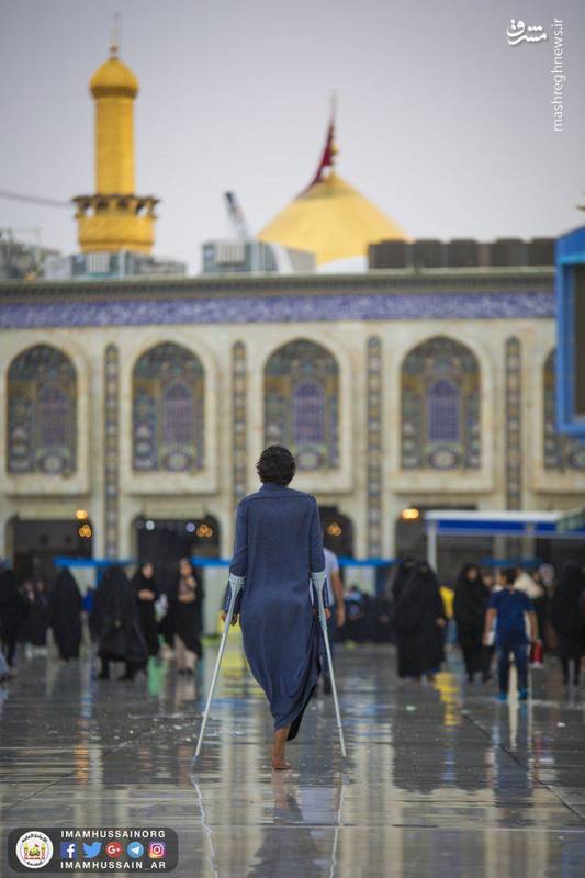 عکس/ بارش باران در کربلا