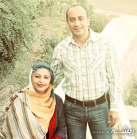 مرحوم عارف لرستانی در کنار همسرش+عکس
