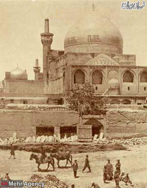 حرم امام رضا(ع) در اواسط دوره قاجار +عکس