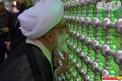 حضور آیت الله جنتی در حرم امام راحل +عکس