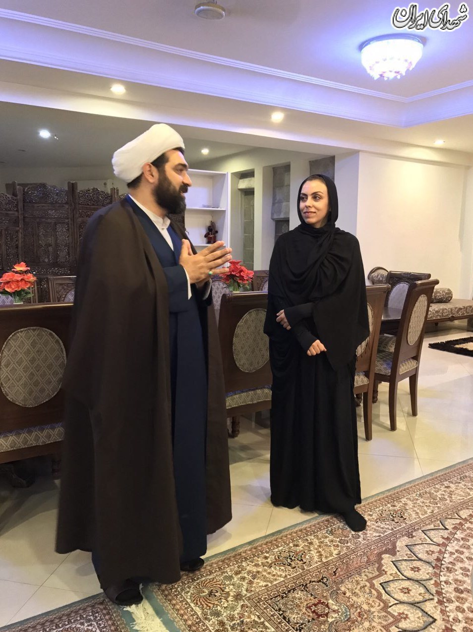 تبریک شهاب مرادی به نرگس کلباسی + عکس تبریک شهاب مرادی به نرگس کلباسی + عکس