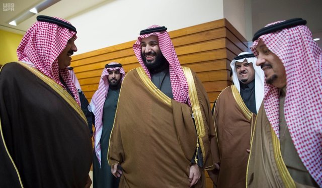 اولین ظهور علنی شاهزاده متعب در کنار بن سلمان اولین ظهور علنی شاهزاده متعب در کنار بن سلمان