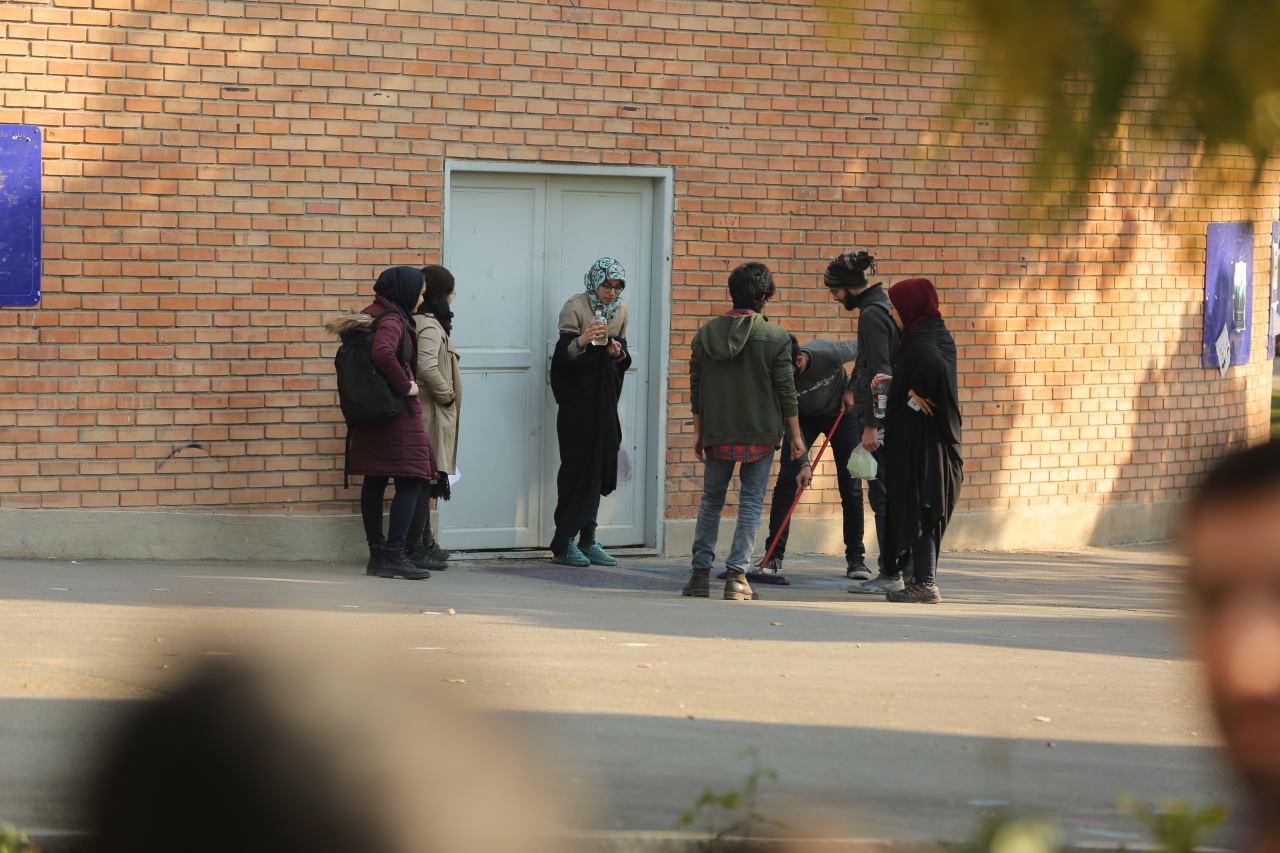 ممانعت حراست دانشگاه از رسم مجدد پرچم اسرائیل ممانعت حراست دانشگاه از رسم مجدد پرچم اسرائیل