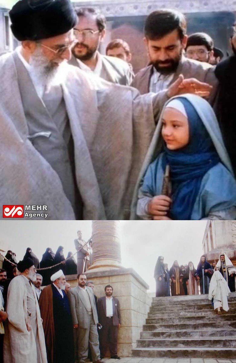 رهبر انقلاب در پشت صحنه فیلم 