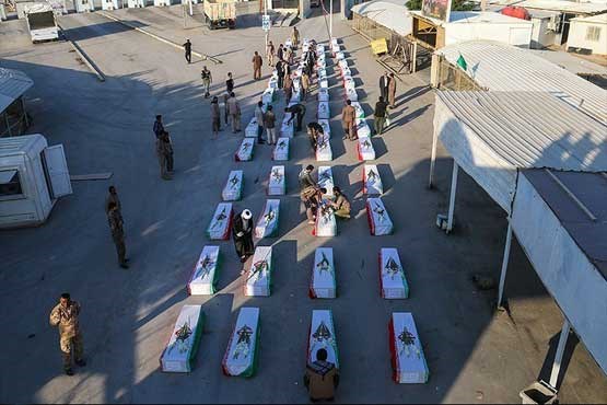 پیکر ۲۸ شهید دفاع مقدس وارد کشور شد + عکس پیکر ۲۸ شهید دفاع مقدس وارد کشور شد + عکس