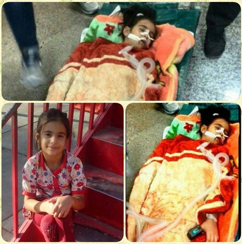 قصور پزشکی دختربچه ۸ ساله را به کما برد + عکس قصور پزشکی دختربچه ۸ ساله را به کما برد + عکس