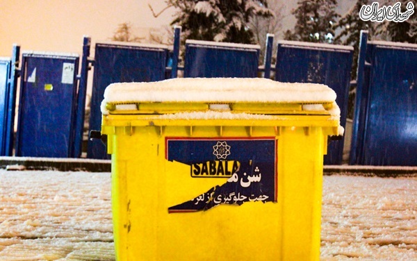 عکس/ بارش برف در تهران