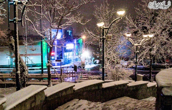 عکس/ بارش برف در تهران