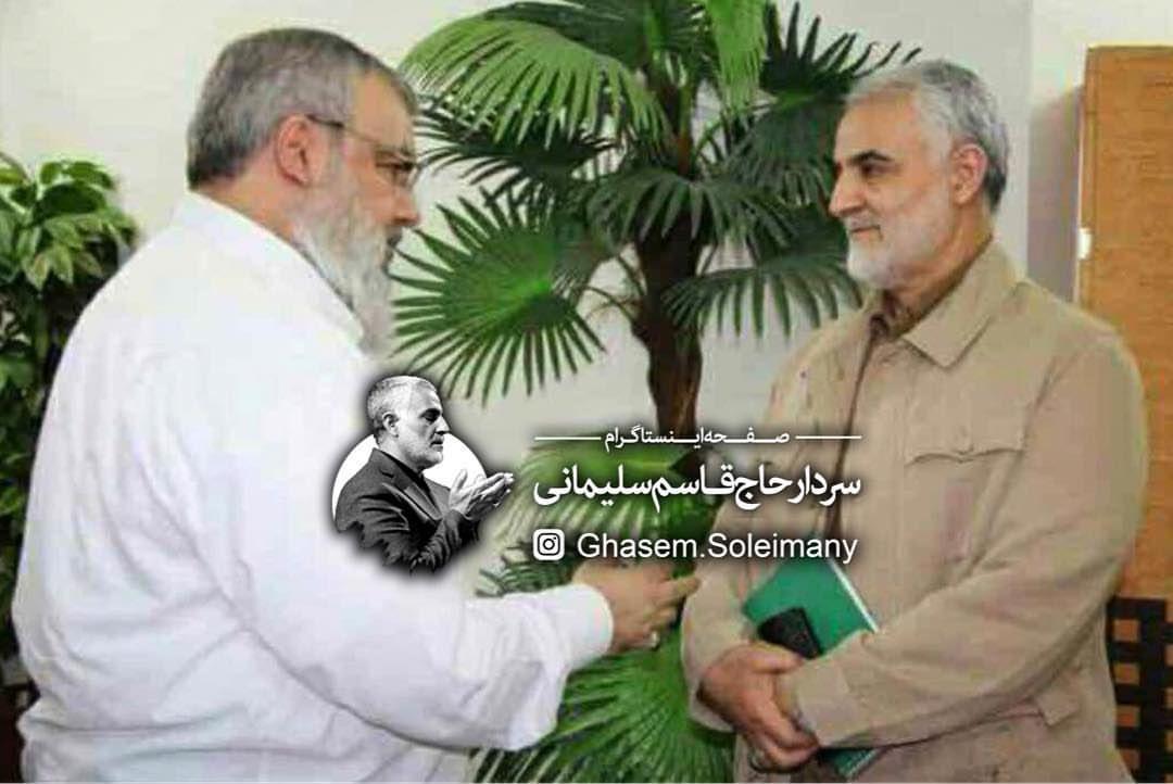 تازه ترین دیدار حاج قاسم و سید حسن نصرالله + عکس