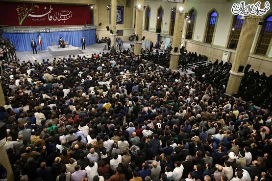 دیدار جمعی از مداحان اهل بیت(ع) با رهبر انقلاب/ عکس